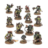 Warhammer 40k Orks Kommandos – Zestaw 12 modeli + Bomb Squig (Games Workshop)